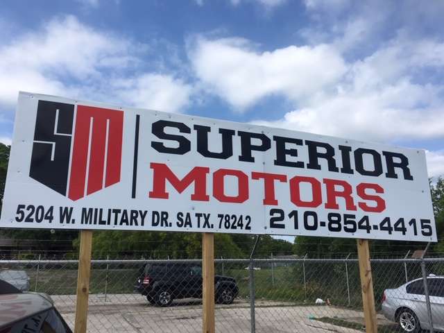 Superior Motor | 5204 W Military Dr, San Antonio, TX 78242, USA | Phone: (210) 854-4415 Superior Motor | 5204 W Military Dr, San Antonio, TX 78242, USA | Phone: (210) 854-4415