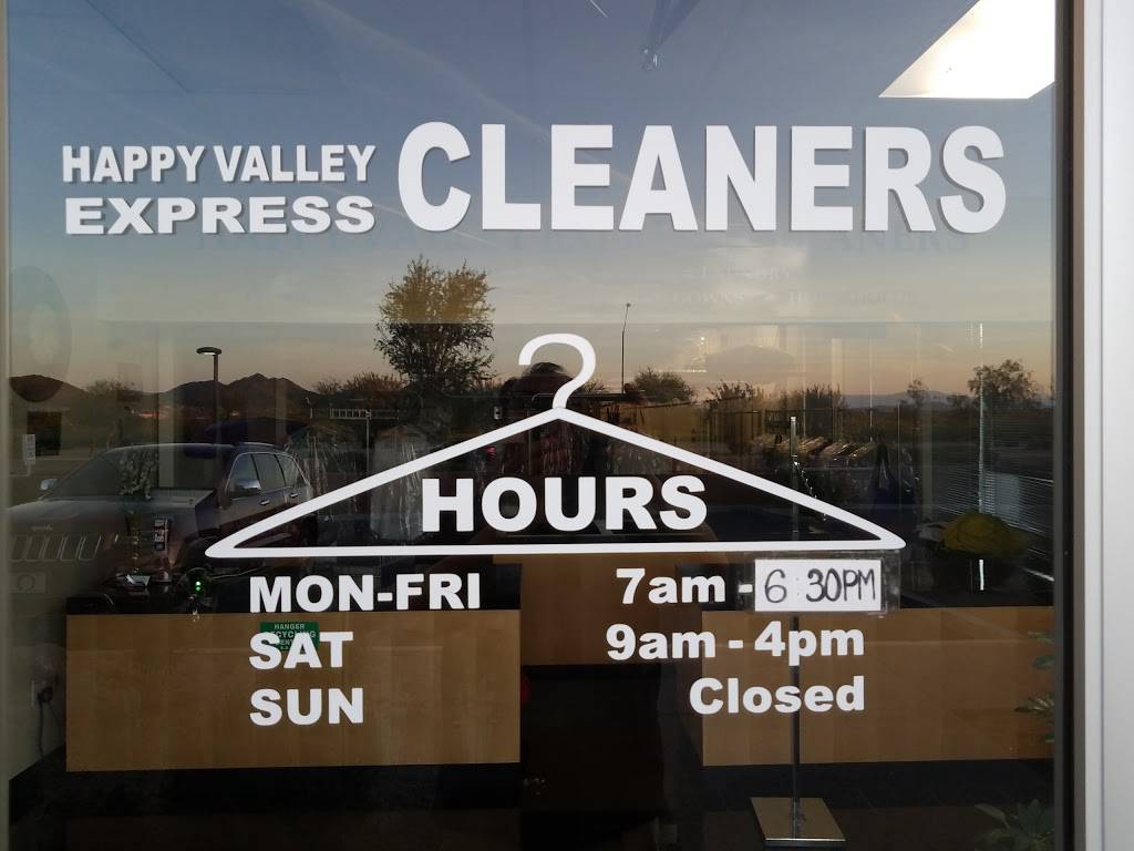 Happy Valley Express Cleaners | 2005 W Happy Valley Rd # 190, Phoenix, AZ 85085, USA | Phone: (623) 587-4640