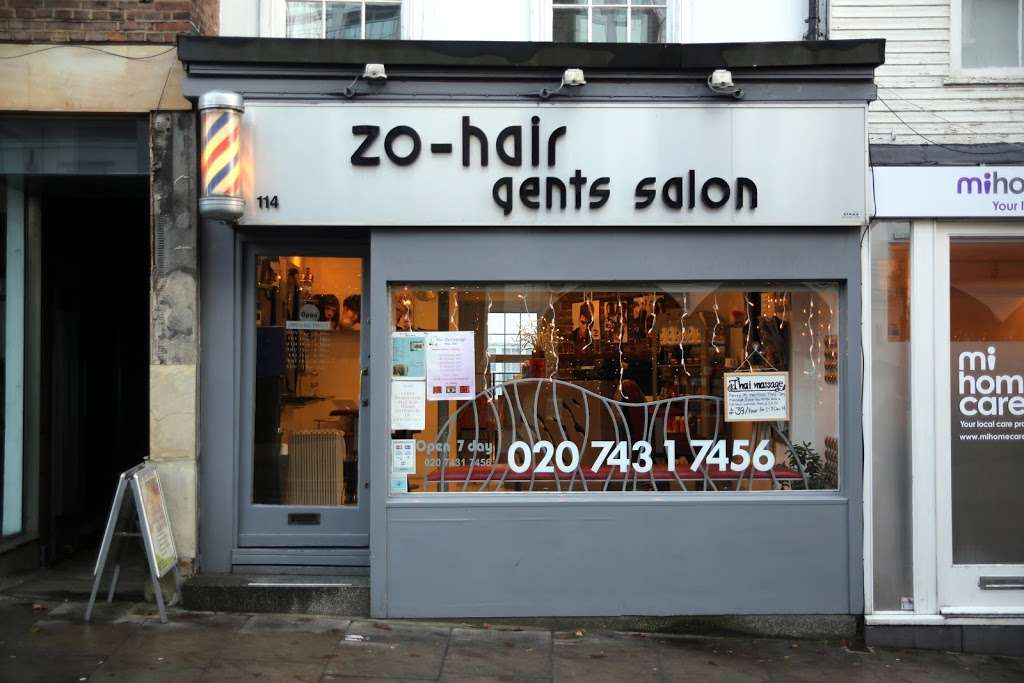 ZO-HAIR Mens Barber | 114 Heath St, Hampstead, London NW3 1DR, UK | Phone: 020 7431 7456