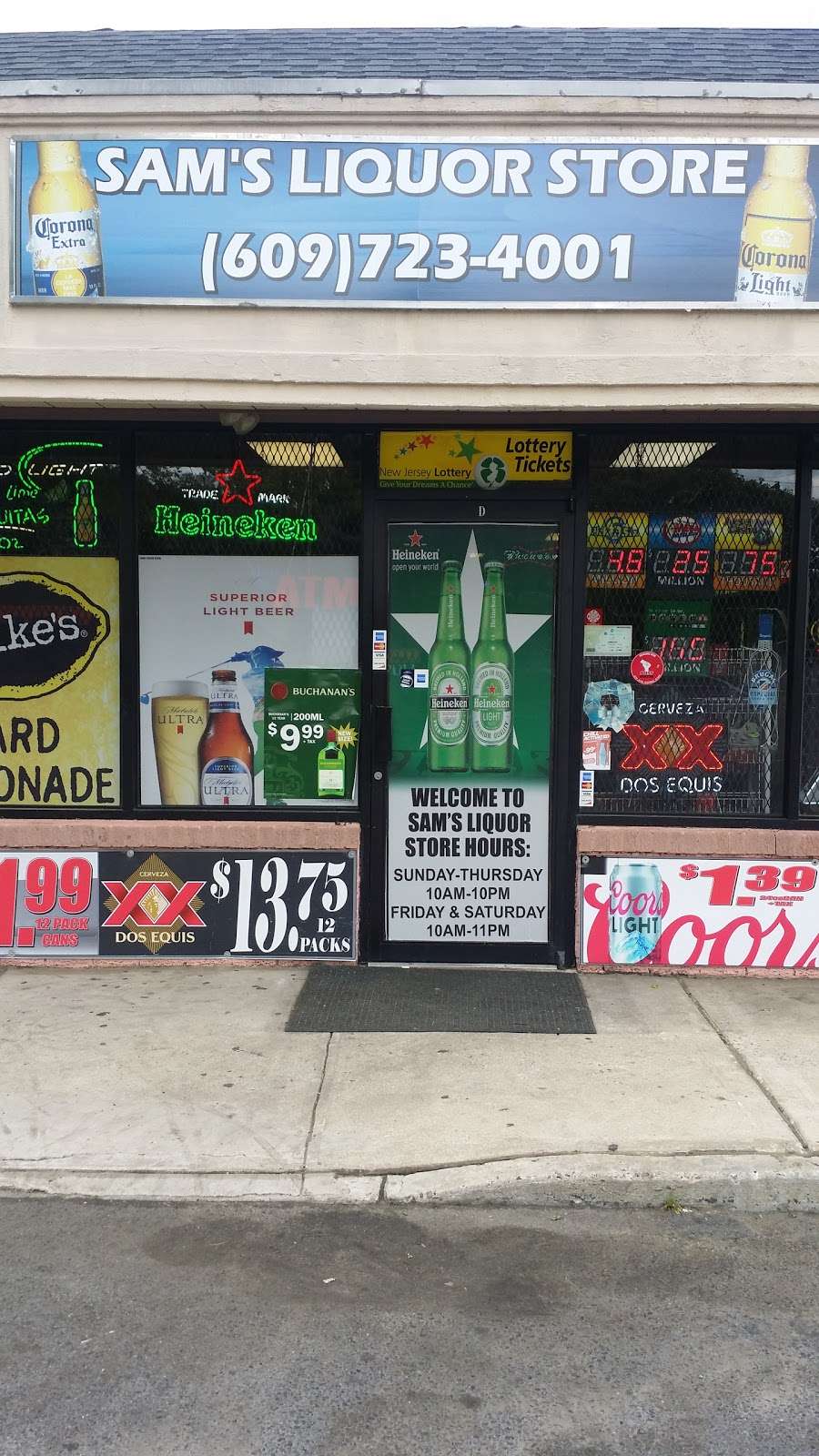 Sams Liquor Store | 82 Fort Dix St, Wrightstown, NJ 08562, USA | Phone: (609) 723-4001