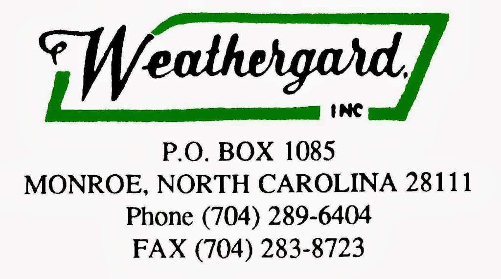 Weathergard Inc | 2806 Bravo Pl, Monroe, NC 28110, USA | Phone: (704) 289-6404