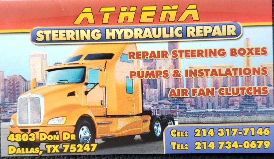 Athena Steering Hydraulic Repair | 4803 Don Dr, Dallas, TX 75247, USA | Phone: (214) 317-7146