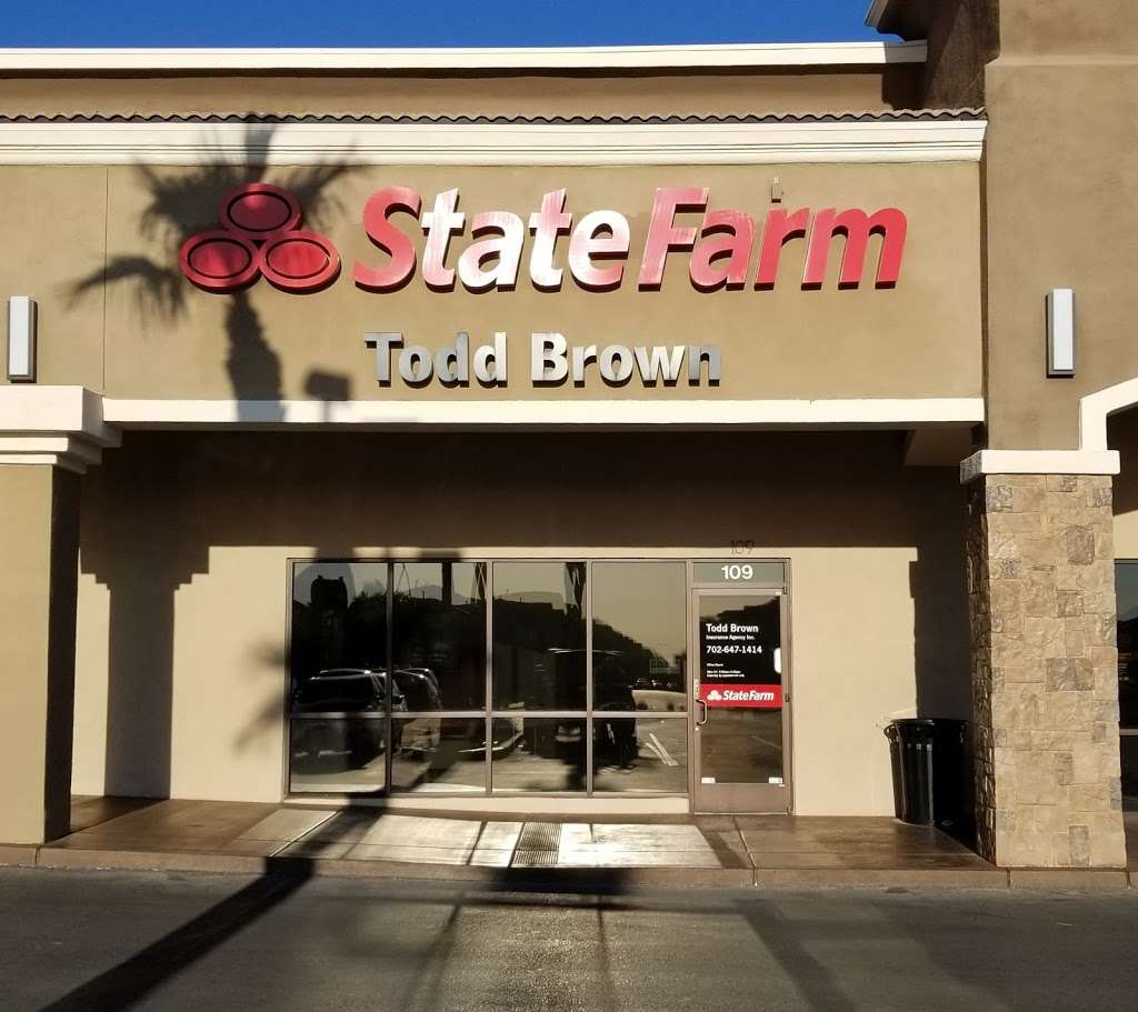 Todd Brown - State Farm Insurance Agent | 5693 S Jones Blvd #109, Las Vegas, NV 89118, USA | Phone: (702) 647-1414