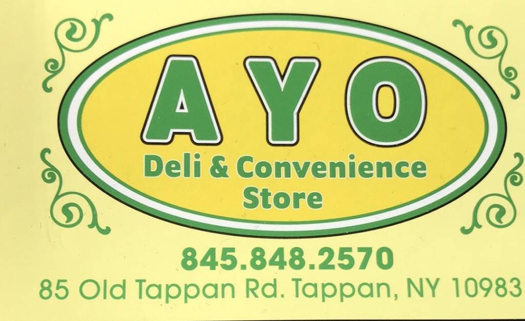 AYO Deli Convenience Store Inc | 85 Old Tappan Rd, Tappan, NY 10983, USA | Phone: (845) 848-2570