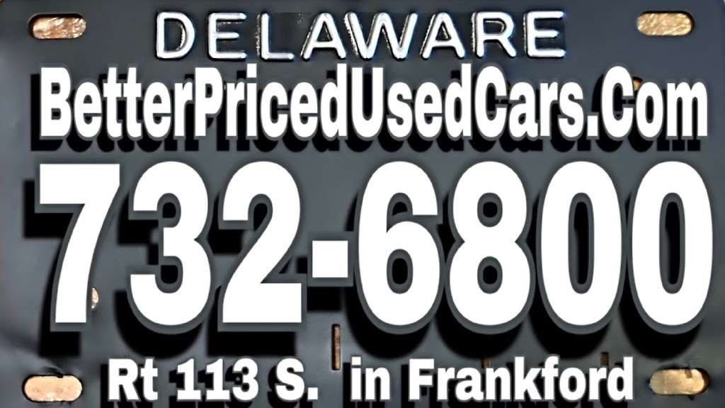 Better Priced Used Cars | 3821, 34702 Dupont Blvd, Frankford, DE 19945, USA | Phone: (302) 732-6800