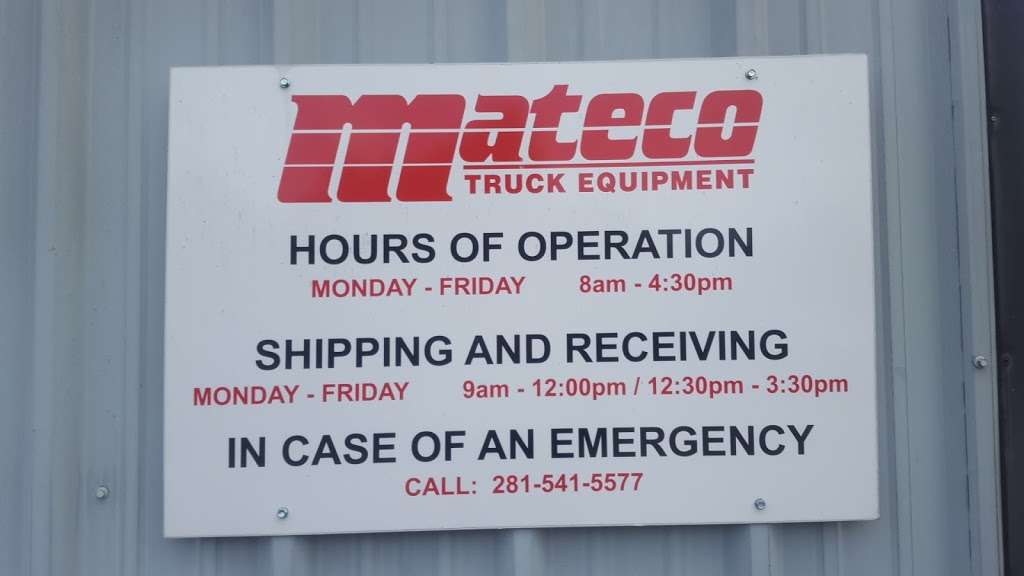 Mateco Truck Equipment | 3202, 505 W Parker Rd, Houston, TX 77091 | Phone: (713) 692-3888