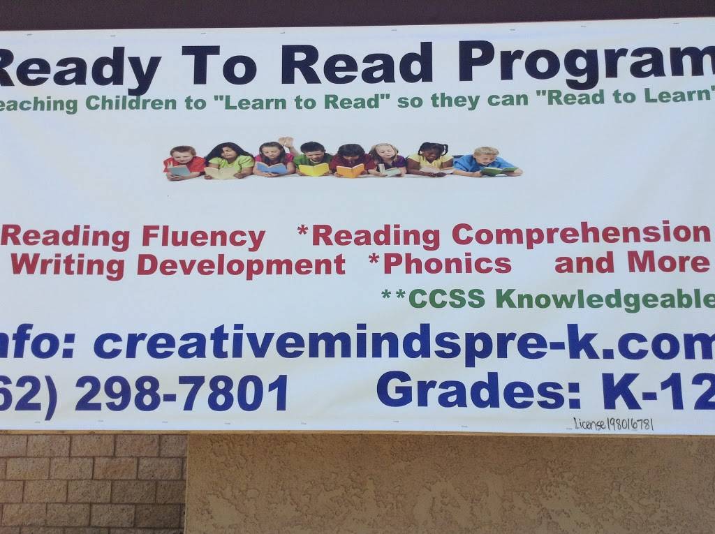 Creative Minds Preschool and Kindergarten/Ready To Read Program | 11802 Grayling Ave, Whittier, CA 90604, USA | Phone: (562) 298-7801
