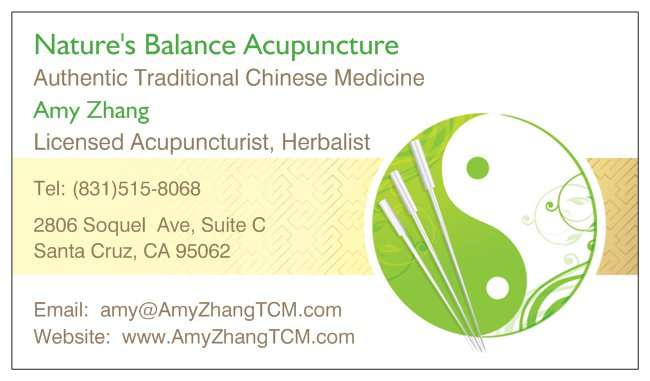 Natures Balance Acupuncture | 2806 Soquel Ave suite c, Santa Cruz, CA 95062, USA | Phone: (831) 515-8068