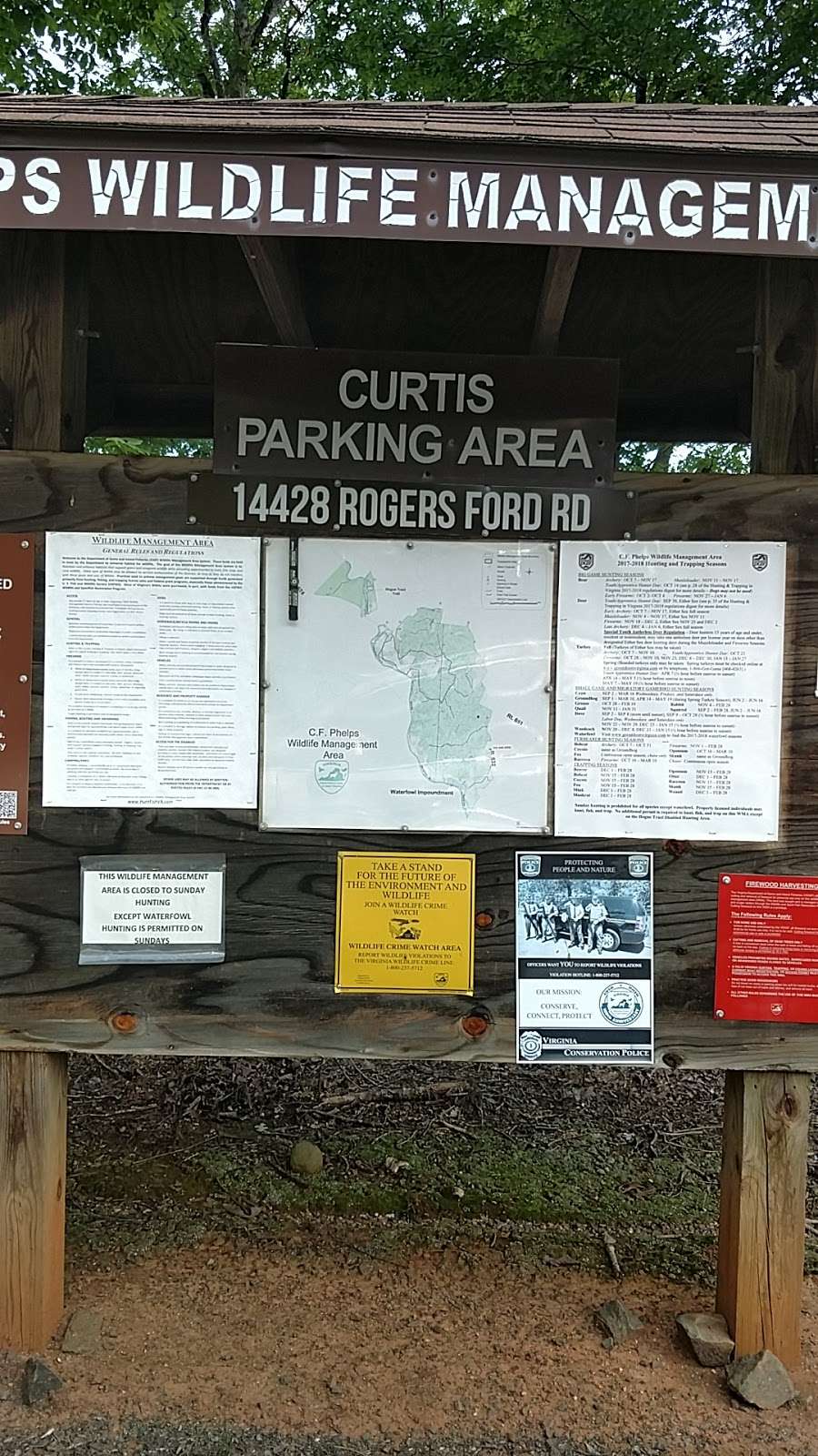 CF Phelps Range Entrance | 14430 Co Rd 632, Sumerduck, VA 22742, USA