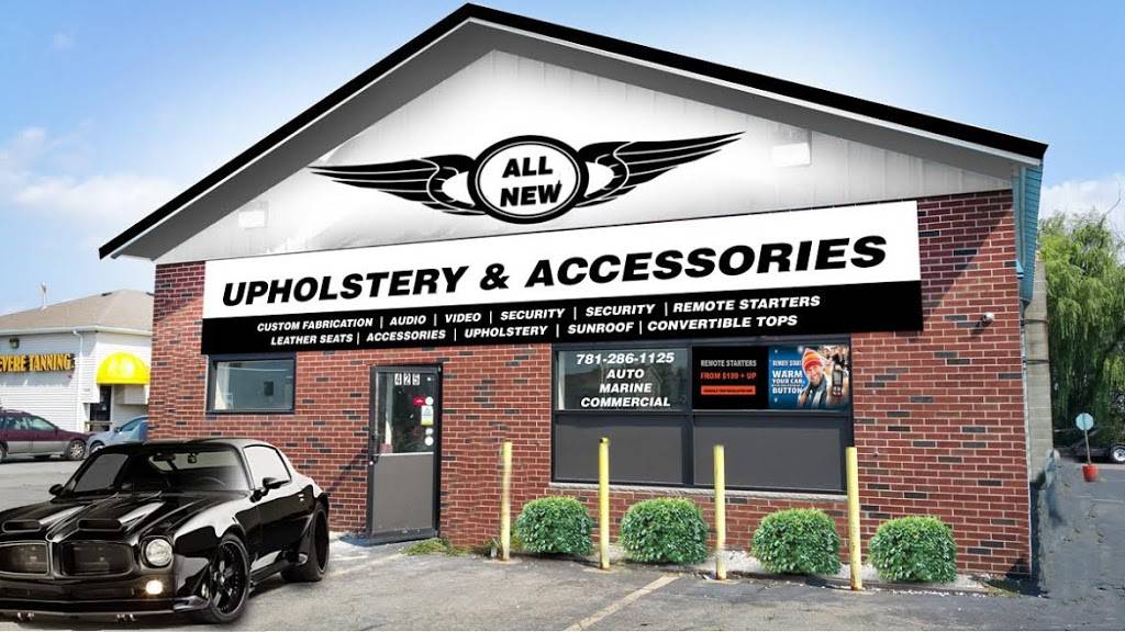 All New Upholstery | 425 American Legion Hwy, Revere, MA 02151, USA | Phone: (781) 286-1125