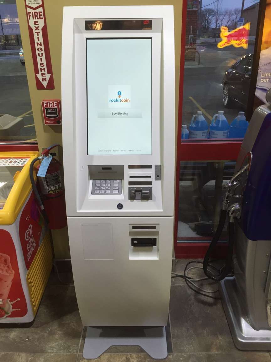 RockItCoin Bitcoin ATM | 2401 S Chicago St, Joliet, IL 60436, USA | Phone: (888) 702-4826