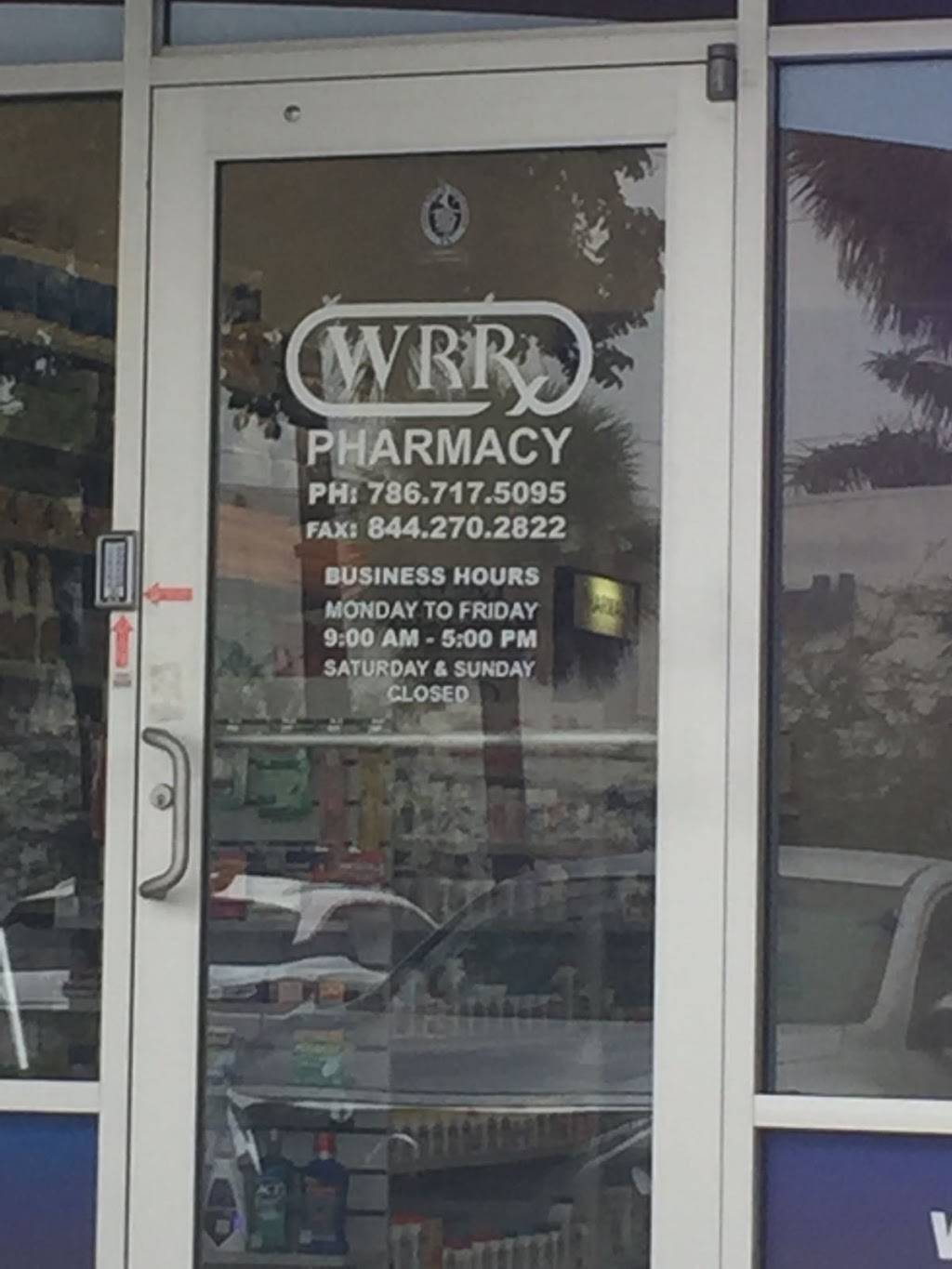 WR Pharmacy Services | 14244 SW 8th St, Miami, FL 33184, USA | Phone: (786) 717-5095