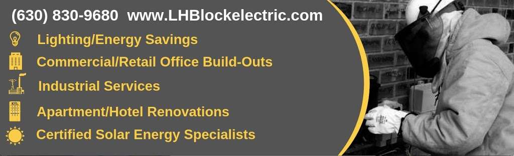 LH Block Electric Company, Inc | 1281 Humbracht Cir Suite K, Bartlett, IL 60103, USA | Phone: (630) 830-9680