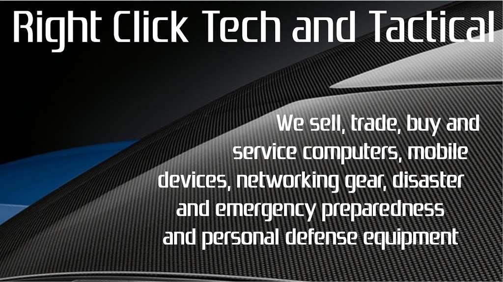 Right Click Tech and Tactical | 705 Mooresville Rd, Kannapolis, NC 28081, USA | Phone: (704) 788-9002