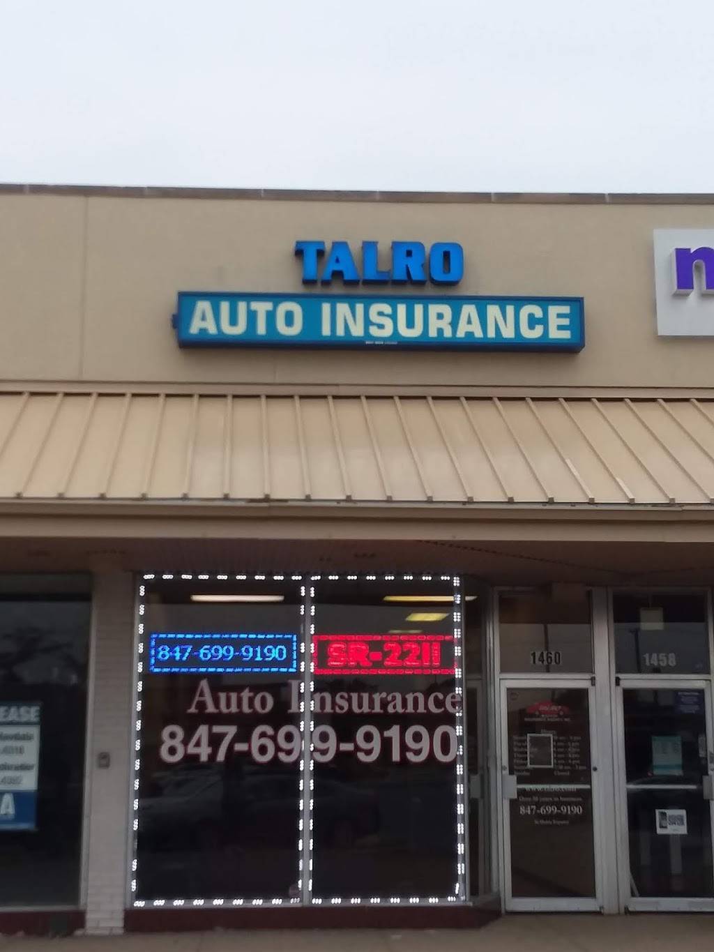 Talro Auto Insurance | 1460 Lee St, Des Plaines, IL 60018, USA