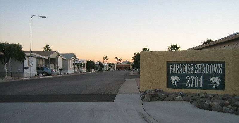 Paradise Shadows Mobile Home | 2701 E Utopia Rd, Phoenix, AZ 85050, USA | Phone: (602) 971-5175