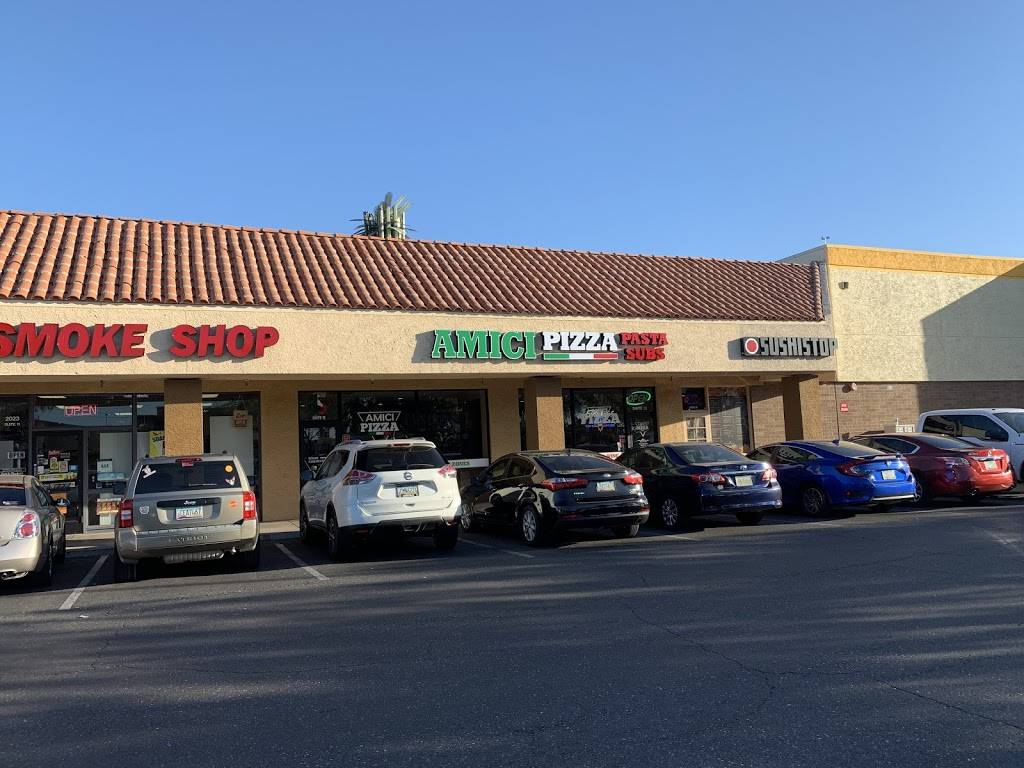 Amici Pizza | 2023 W Guadalupe Rd, Mesa, AZ 85202, USA | Phone: (480) 361-0006