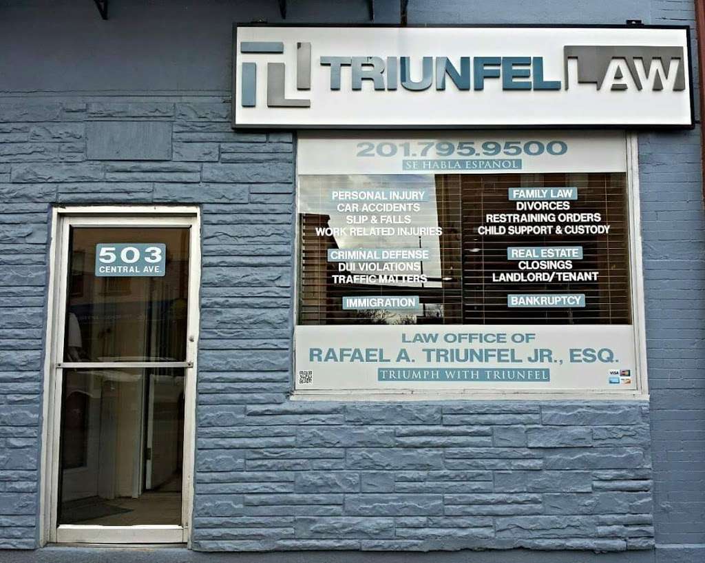 Triunfel Law | 503 Central Ave #1r, Jersey City, NJ 07307, USA | Phone: (201) 795-9500