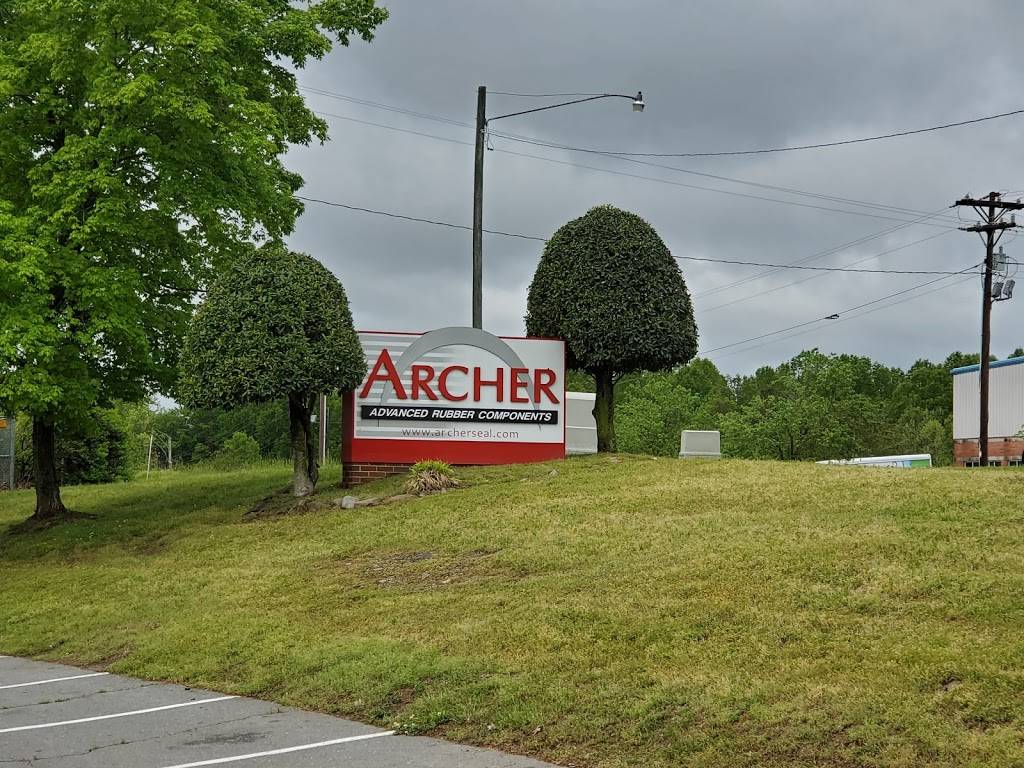 Archer Advanced Rubber Components | 2860 Lowery St, Winston-Salem, NC 27101, USA | Phone: (336) 996-7776