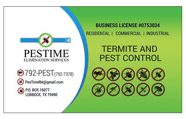 Pestime Elimination Services | 4401 N Frankford Ave Bldg 6, Lubbock, TX 79416, USA | Phone: (806) 792-7378