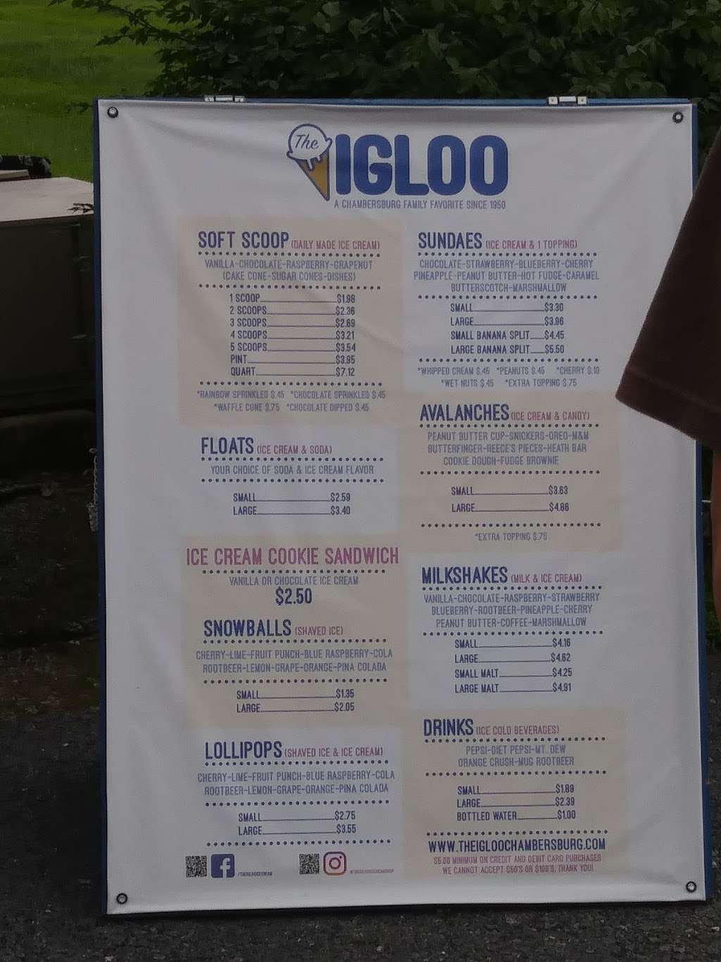 The Igloo | 2395 Philadelphia Ave, Chambersburg, PA 17201, USA | Phone: (717) 261-0566