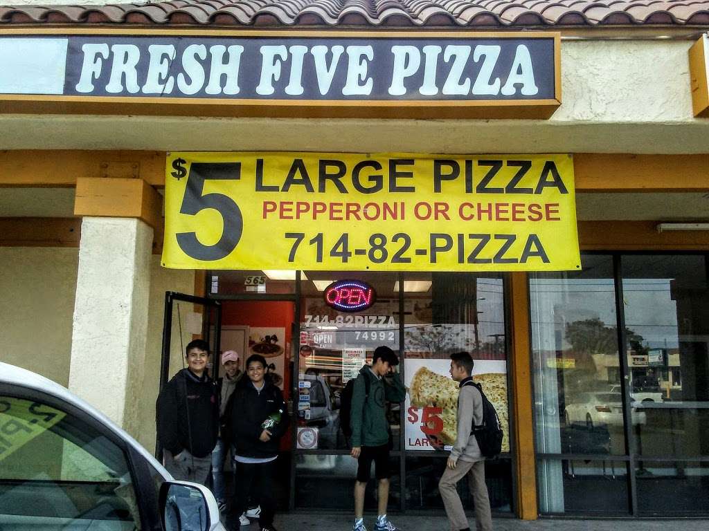 Fresh Five Pizza | 565 S Knott Ave, Anaheim, CA 92804, USA | Phone: (714) 833-2239
