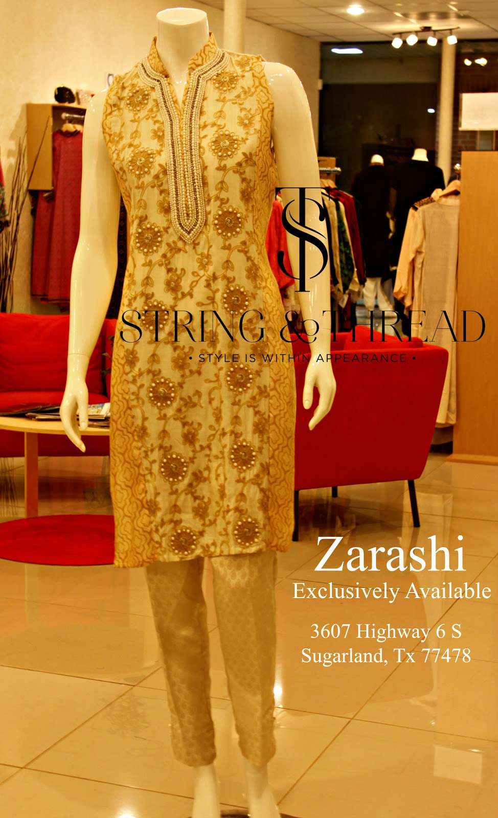 String and Thread - Houston | 3607 Hwy 6, Sugar Land, TX 77478, USA | Phone: (281) 325-0699