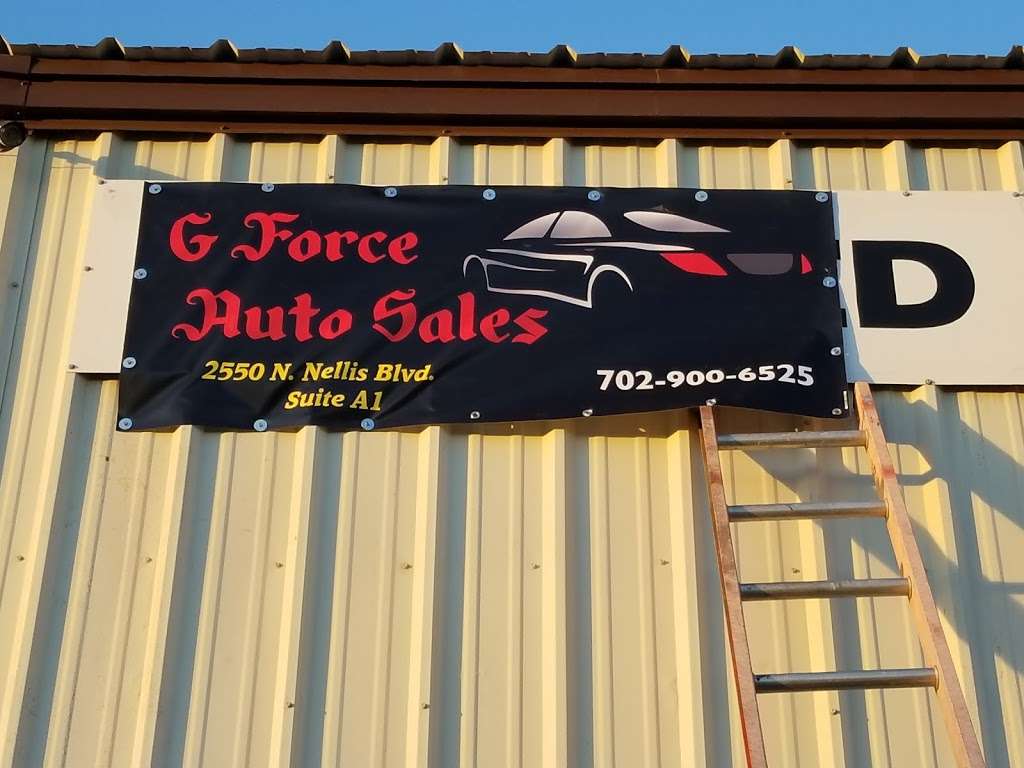 G Force Auto Sales | 2550 N Nellis Blvd a1, Las Vegas, NV 89115, USA | Phone: (702) 900-6525