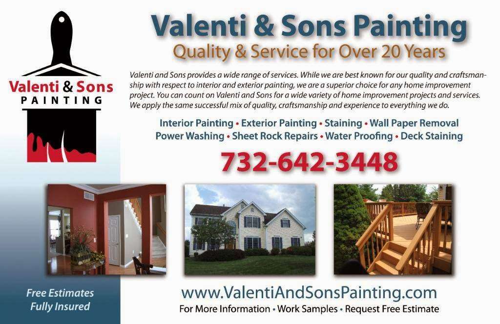 Valenti & Sons Painting | 12-7 Stratford Apts, Old Bridge, NJ 08857, USA | Phone: (732) 642-3448