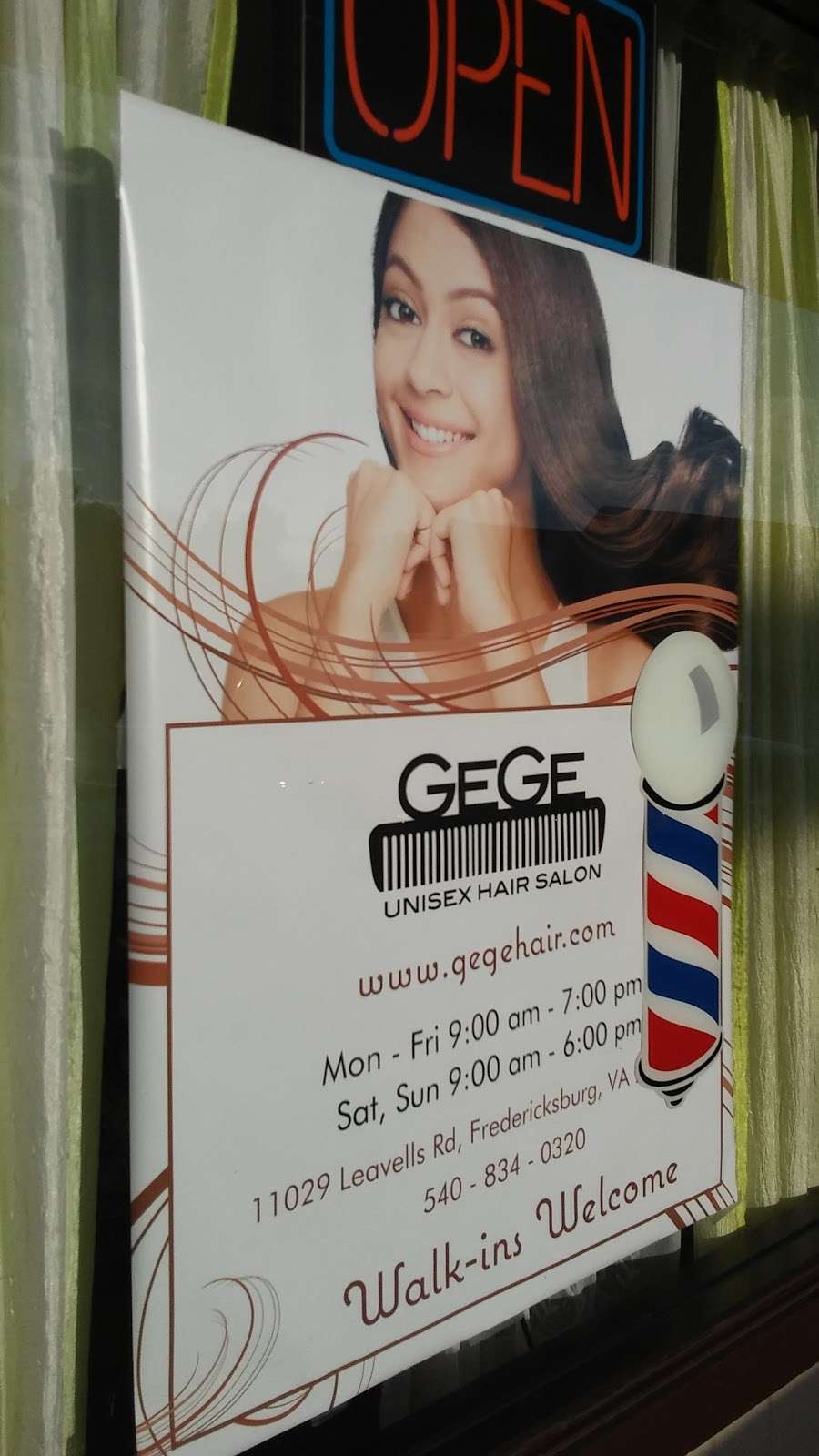 Gege Barber Shop | 11029 Leavells Rd, Fredericksburg, VA 22407, USA | Phone: (540) 834-0320