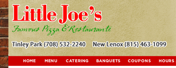 Little Joes Pizza | 7976 167th St, Tinley Park, IL 60477, USA | Phone: (708) 532-2240