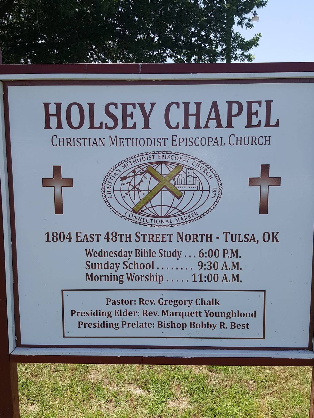 Holsey Chapel Christian Methodist Episcopal Church | 1804 E 48th St N, Tulsa, OK 74130, USA | Phone: (918) 425-6151