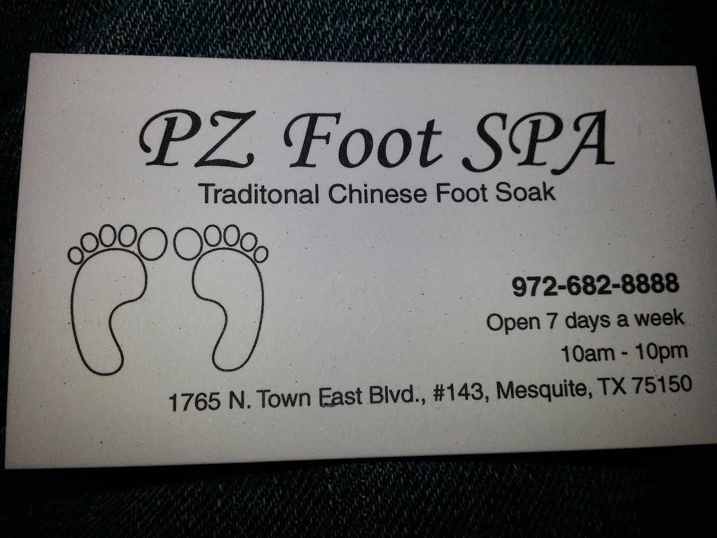 P Z Foot Spa | 1765 N Town E Blvd, Mesquite, TX 75150, USA | Phone: (972) 682-8888