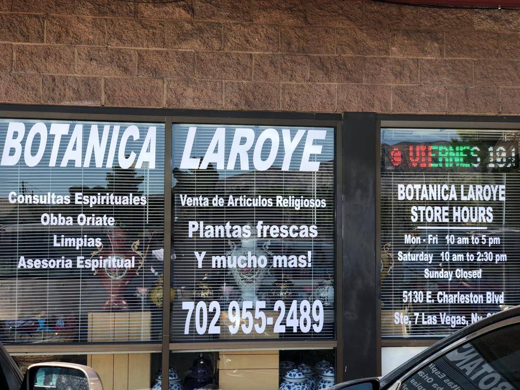 Botanica laroye | 5130 E Charleston Blvd Ste 7, Las Vegas, NV 89142, USA | Phone: (702) 955-2489