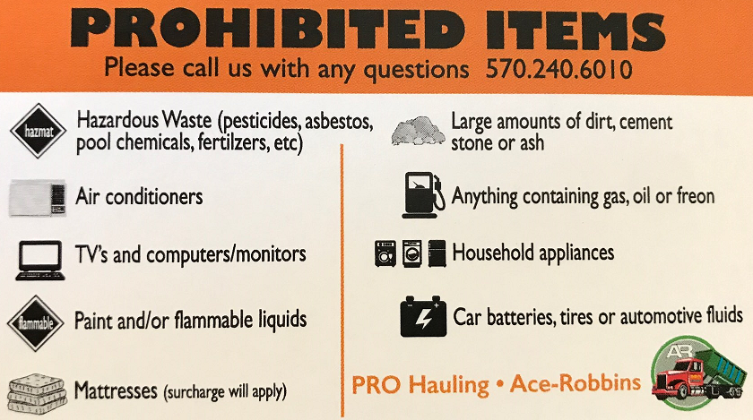 PRO Hauling | 4022 State Rte 6 Box 477, Tunkhannock, PA 18657, USA | Phone: (570) 240-6010