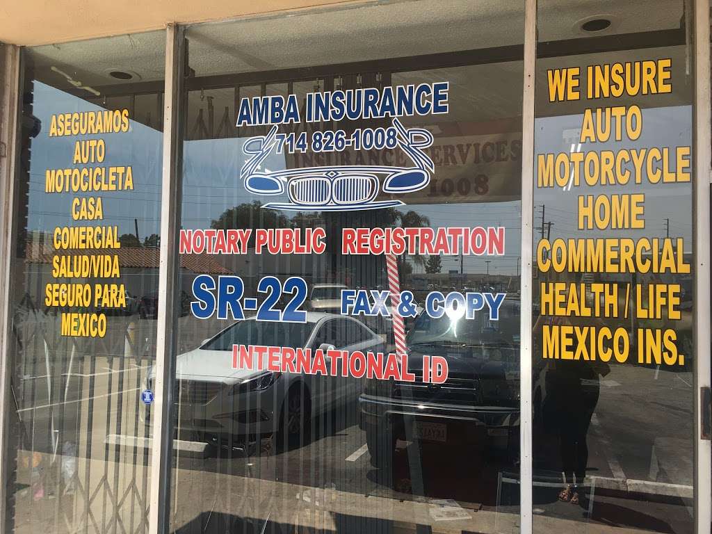 Amba Insurance Services | 7451 W Cerritos Ave a, Stanton, CA 90680, USA | Phone: (714) 826-1008