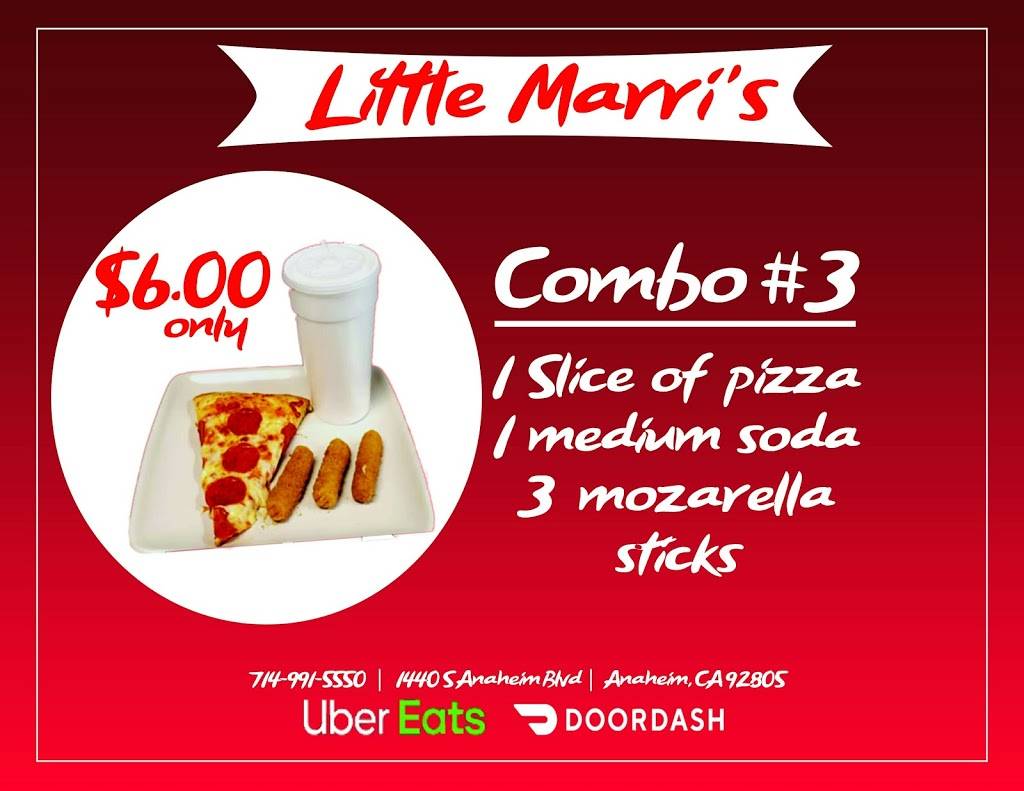 Little Marris Italian Food | 1440 S Anaheim Blvd, Anaheim, CA 92805, USA | Phone: (714) 991-5550