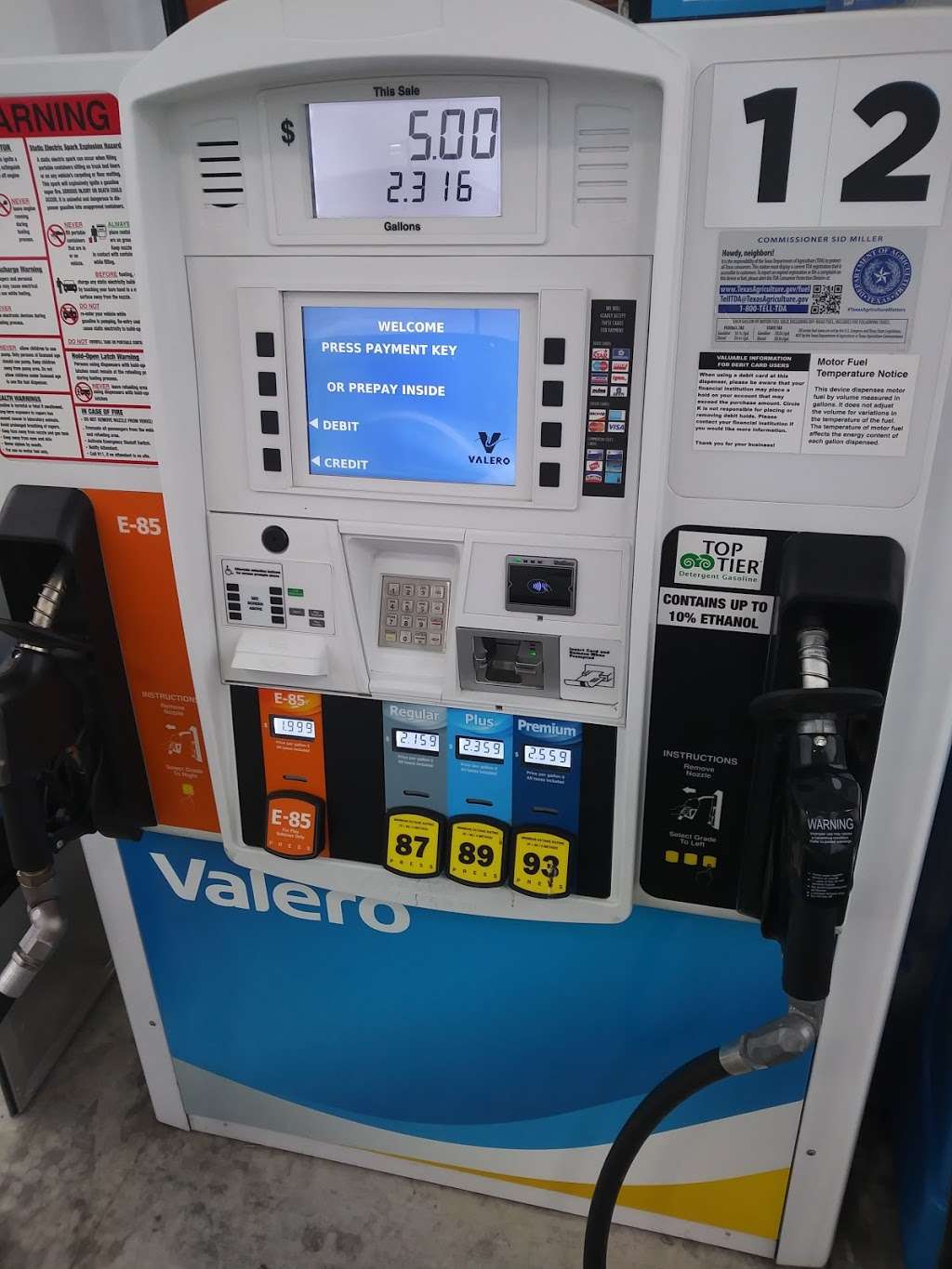 Valero | 3324 E NASA Pkwy, Seabrook, TX 77586, USA | Phone: (281) 326-3177