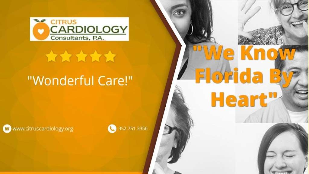 CITRUS CARDIOLOGY CONSULTANTS, PA | 910 Old Camp Rd Ste 210, The Villages, FL 32162, USA | Phone: (352) 751-3356