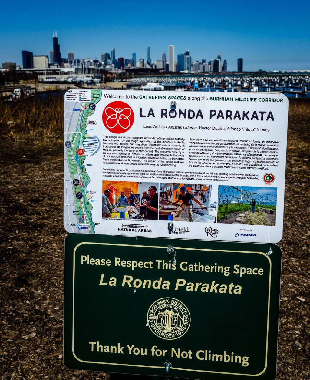 La Ronda Parakata Gathering Space | Burnham Wildlife Corridor, Lakefront Trail, Chicago, IL 60616, USA