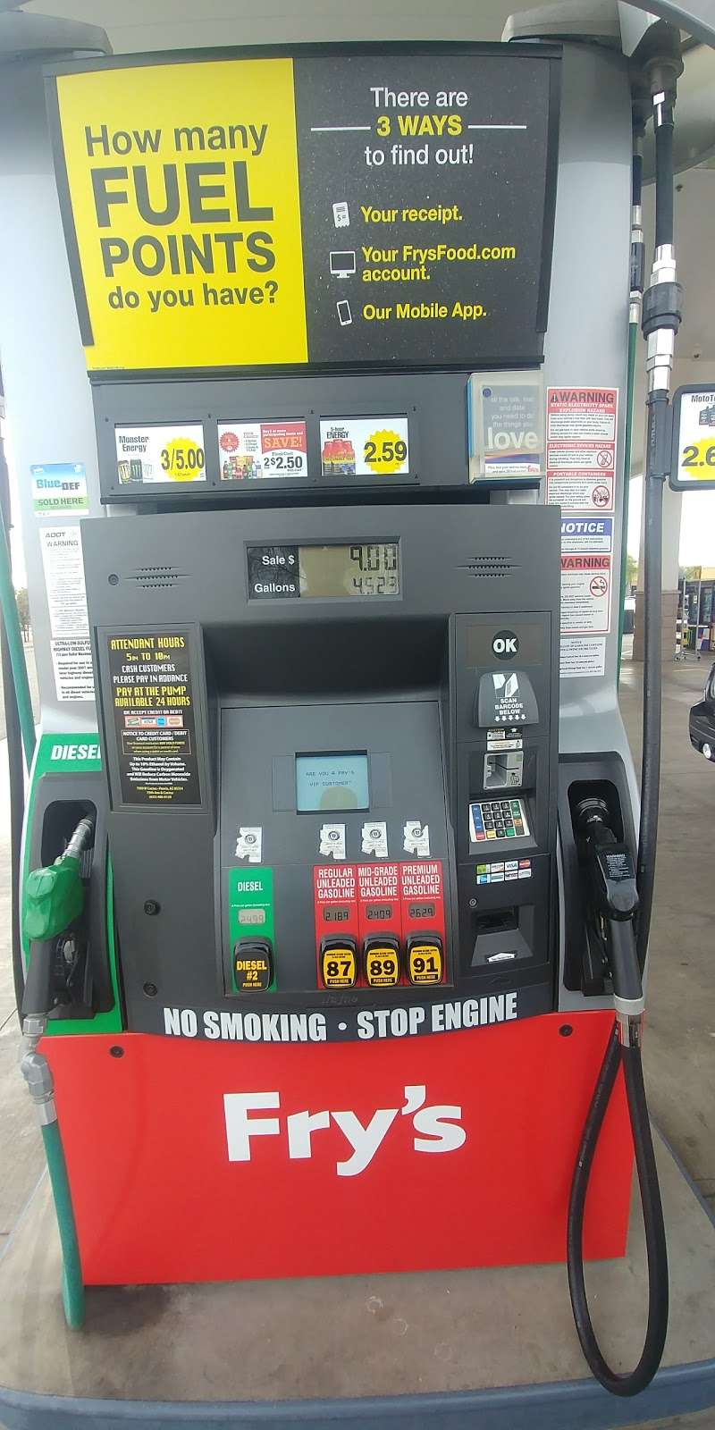 Frys Fuel Center | 7509 W Cactus Rd, Peoria, AZ 85381, USA | Phone: (623) 979-3631