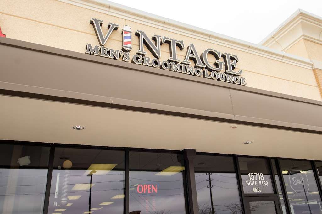 Vintage Mens Grooming Lounge | 15718 State Hwy 288 #130, Pearland, TX 77584, USA | Phone: (281) 741-4700