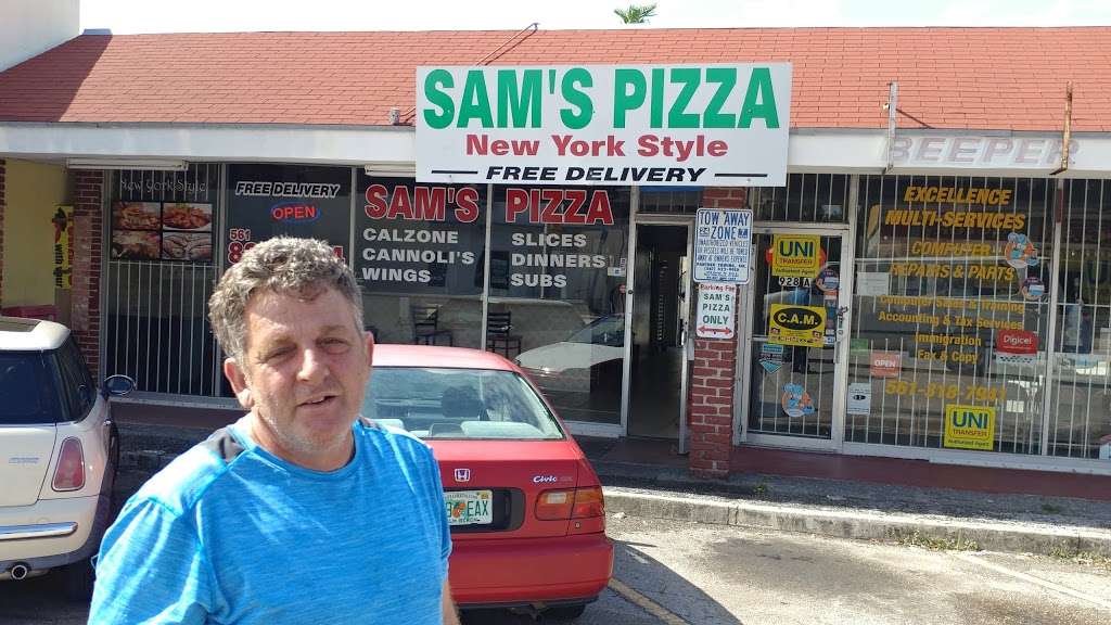 Sams Pizza | 928 Belvedere Rd, West Palm Beach, FL 33405, USA | Phone: (561) 835-1394