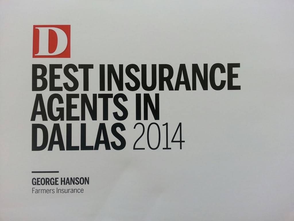 Farmers Insurance - George Hanson | 11909 Preston Rd Ste 285, Dallas, TX 75230, USA | Phone: (214) 866-0808