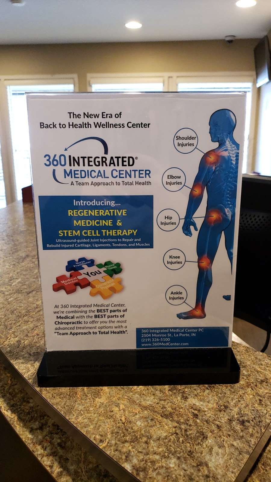 360 Integrated Medical Center (Back to Health) | 2504 Monroe St, La Porte, IN 46350, USA | Phone: (219) 326-5100