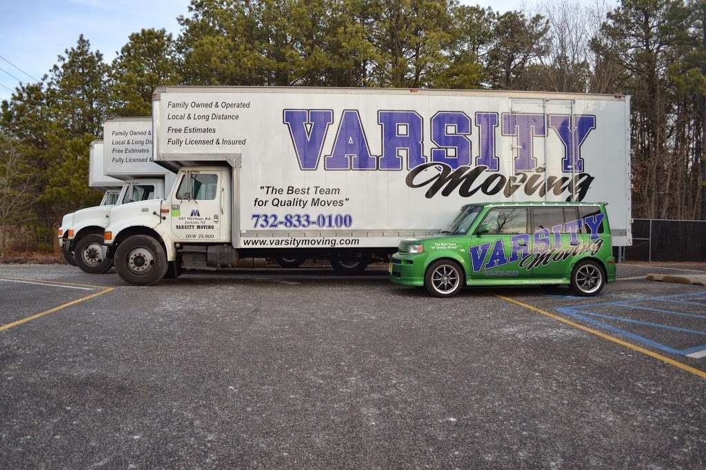 Varsity Moving | 631 Herman Rd, Jackson, NJ 08527, USA | Phone: (732) 833-0100