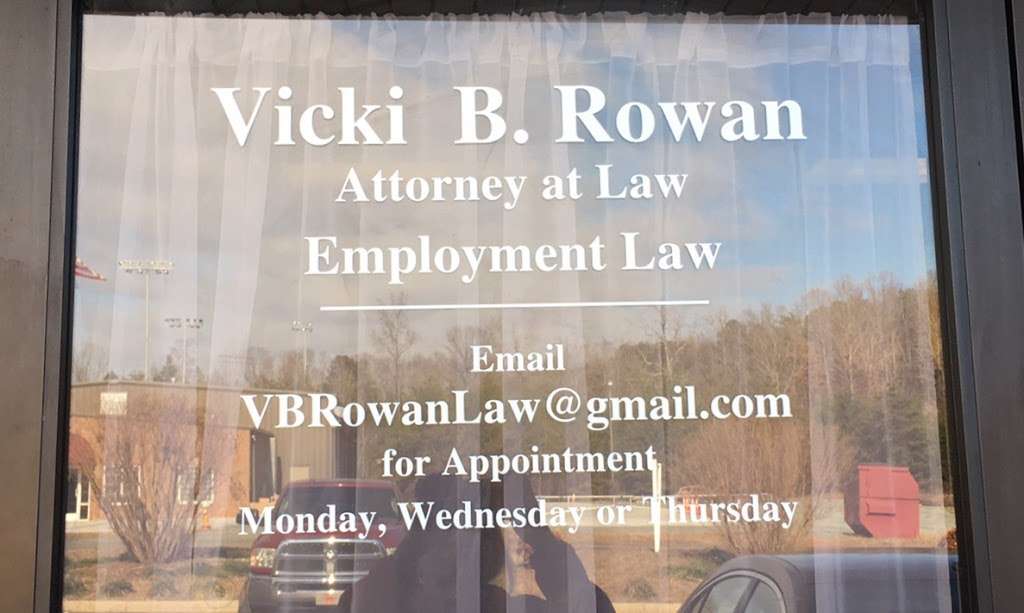 Vicki B Rowan, Attorney | Vbrowan@bellsouth.net, 7804 Commerce Dr Suite B, Denver, NC 28037, USA | Phone: (704) 525-4110