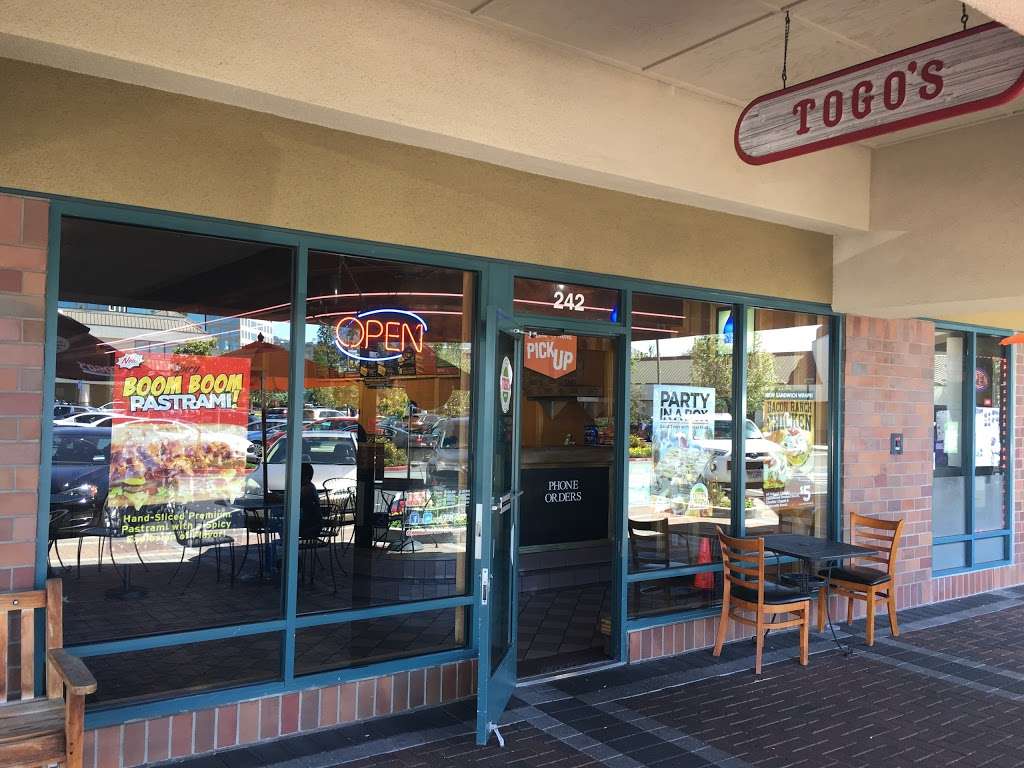 TOGOS Sandwiches | 242 Redwood Shores Pkwy, Redwood City, CA 94065, USA | Phone: (650) 654-7760