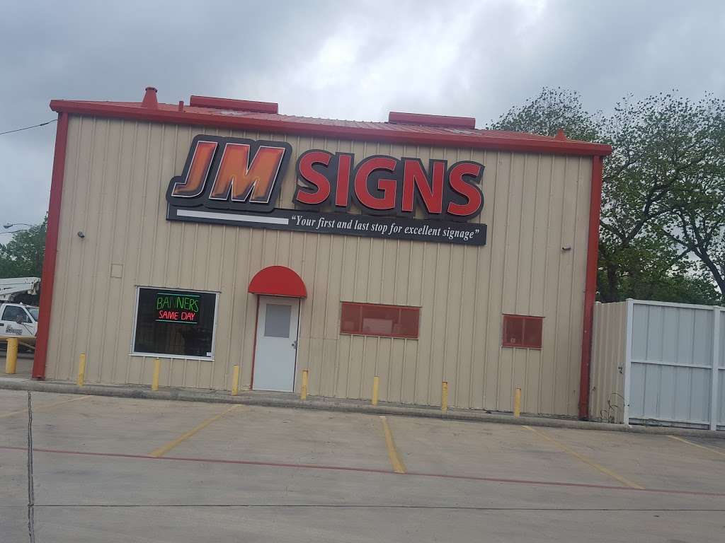 J M Signs & More | 5514 Brookfield Dr, Houston, TX 77085, USA | Phone: (713) 413-2800