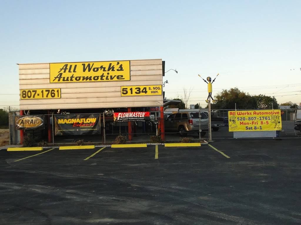 All Works Automotive | 5134 S Nogales Hwy, Tucson, AZ 85706, USA | Phone: (520) 807-1761